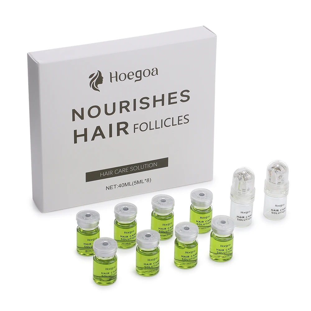 Hair Regrowth System Advanced Hair Growth Treatment with Ginseng Rosemary Oil & Ginger Root Thickening Hair Ampoule Serum